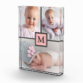 3 Foto Collage Pink Gray Aangepast fotoblok (Rechts)