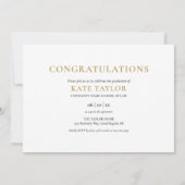 3 Foto Collage Rechtenschool Afstudeerfeest  Kaart (Achterkant)