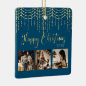 3 Foto collage Rustic Garland Licht keramisch kera Keramisch Ornament (Rechts)