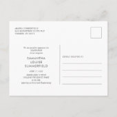 3 Foto Collage Script Afstudeerder 2022 Paars Afst Aankondigingskaart (Achterkant)