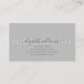 3 Foto Collage Simple Modern Elegant Photograaf Visitekaartje (Achterkant)