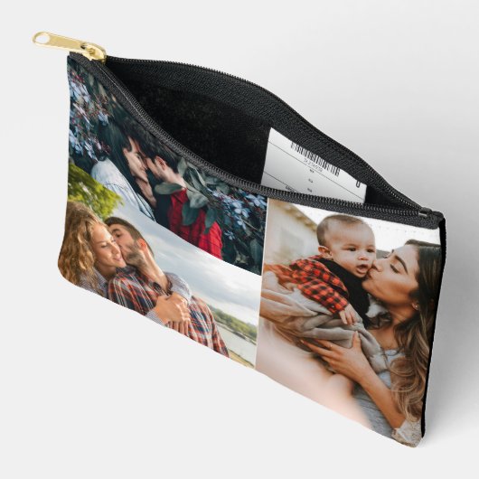 3 Foto Collage Sjabloon Aangepast Etui (Open)