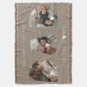 3 foto collage vader deken (Voorkant Verticaal)