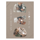 3 foto collage vader tafelkleed (Voorkant)