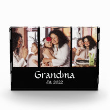 3 Foto Collage Zwart Wit Oma Opgericht
