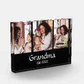 3 Foto Collage Zwart Wit Oma Opgericht (Links)