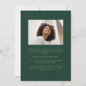 3-foto-collageboog Groen Goud Afstuderen Aankondiging (Achterkant)