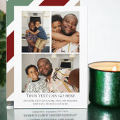 3 Foto en gestripte achterkant sjabloon