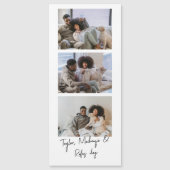 3 Foto en handgeschreven tekststijl gepersonalisee (Voorkant)