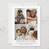 3 Foto en kleurrijke gestripte achterkant sjabloon (Voorkant)