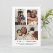 3 Foto en kleurrijke gestripte achterkant sjabloon (Staand voorkant)