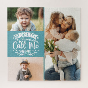 3 foto - familie collage mam keepomwille moederdag legpuzzel