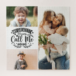 3 foto - familie collage mam keepomwille moederdag legpuzzel