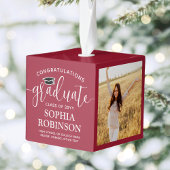 3 Foto Gefeliciteerd Elegant Afstuderen Red Decoratie