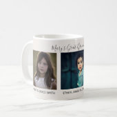 3 Foto grootmoeders Mok met grote kleinkinderen (Voorkant links)