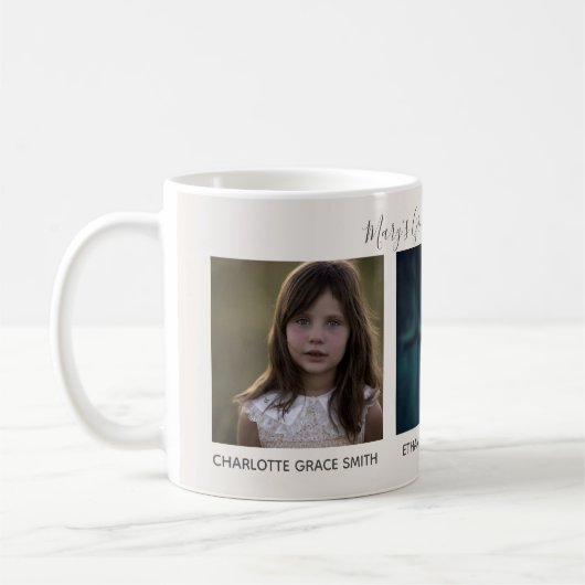 3 Foto grootmoeders Mok met grote kleinkinderen (Links)