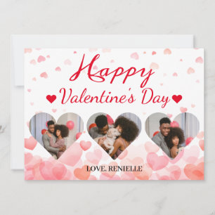 3 foto Hart collage Valentijnsdag paar Feestdagenkaart