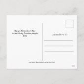 3 foto Hart collage Valentijnsdag paar Feestdagenkaart (Achterkant)