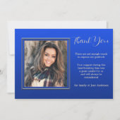 3 Foto hartelijk sympathie Hartelijk dank Bedankkaart (Voorkant)