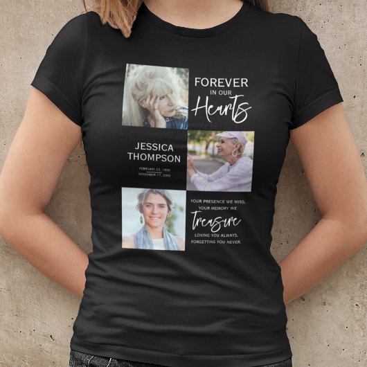 3 Foto Herdenkings T-shirt