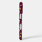 3 Foto Hot Pink En Goud Luipaardprint Case-Mate iPhone Case (Achterkant / Rechts)
