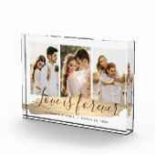3-Foto Huwelijksgeschenk Foto Blok (Rechts)