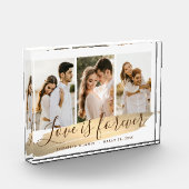 3-Foto Huwelijksgeschenk Foto Blok (Links)