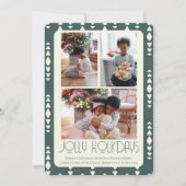 3 Foto Jolly Feestdagen Kerst Feestdagenkaart (Voorkant)