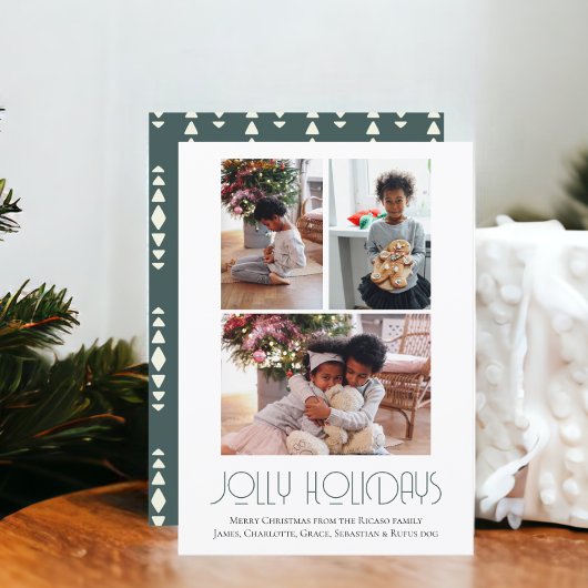 3 Foto Jolly Feestdagen Kerst Feestdagenkaart