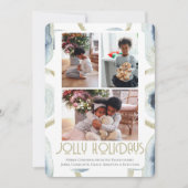 3 Foto Jolly Feestdagen Kerst Feestdagenkaart (Voorkant)