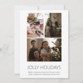 3 Foto Jolly Feestdagen Scandinavische Kerst Feestdagenkaart (Voorkant)