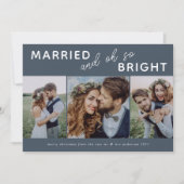 3 Foto-Kaart voor kerstmis met collage | Gehuwd en Feestdagenkaart (Voorkant)