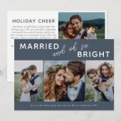 3 Foto-Kaart voor kerstmis met collage | Gehuwd en Feestdagenkaart (Voorkant / Achterkant)