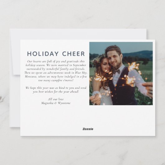 3 Foto-Kaart voor kerstmis met collage | Gehuwd en Feestdagenkaart (Achterkant)