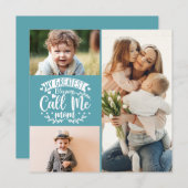 3 foto kinder collage moederdag (Voorkant / Achterkant)