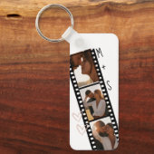 3 foto koppels filmstrip vriendje Vriendin Sleutelhanger (Voorkant)