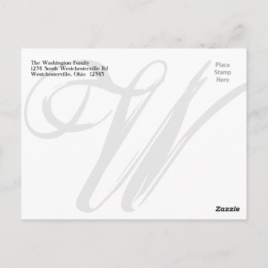 3 foto krijtbord aangepaste bruiloft dank u kaart (Achterkant)