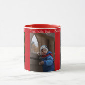 3 Foto Merry Kerstmis met Names Kind Gift Mok (Midden)