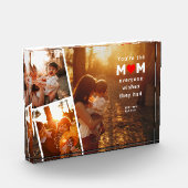 3 Foto Moederdag Keepsake Fotoblok (Links)