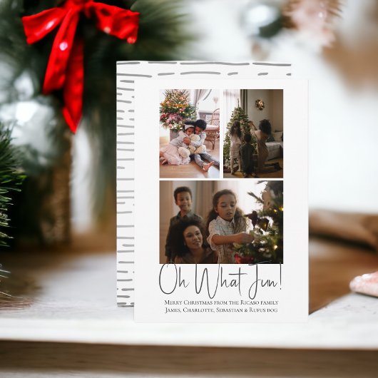 3 foto oh wat leuke kerst sjabloon