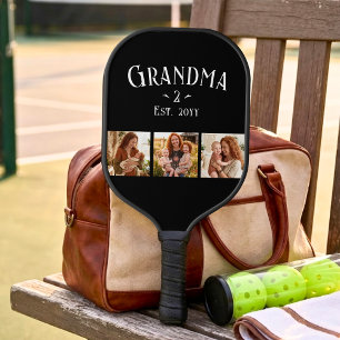 3 Foto Oma Est Jaar Aangepaste Naam Aantal Kleinki Pickleball Paddle