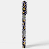 3 Foto Paars En Goud Luipaardprint Case-Mate iPhone Case (Achterkant / Rechts)