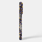 3 Foto Paars En Goud Luipaardprint Case-Mate iPhone Case (Achterkant / Rechts)