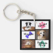 3 Foto Pet Sleutelhanger (voorkant)