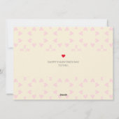 3 foto Ronde collage Valentijnsdag paar Feestdagenkaart (Achterkant)