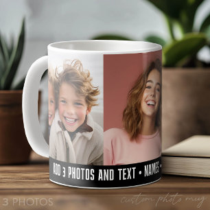 3 Foto Sjabloon Modern Minimaal Tekst Koffiemok
