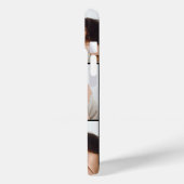 3 Foto Teal En Goud Luipaardprint Case-Mate iPhone Case (Achterkant / Links)