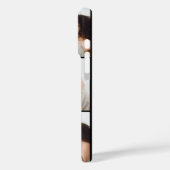 3 Foto Teal En Goud Luipaardprint Case-Mate iPhone Case (Achterkant / Links)
