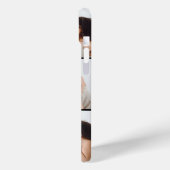 3 Foto Teal En Goud Luipaardprint Case-Mate iPhone Case (Achterkant / Links)