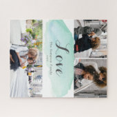 3 Foto Turquoise Waterverf Legpuzzel (Horizontaal)